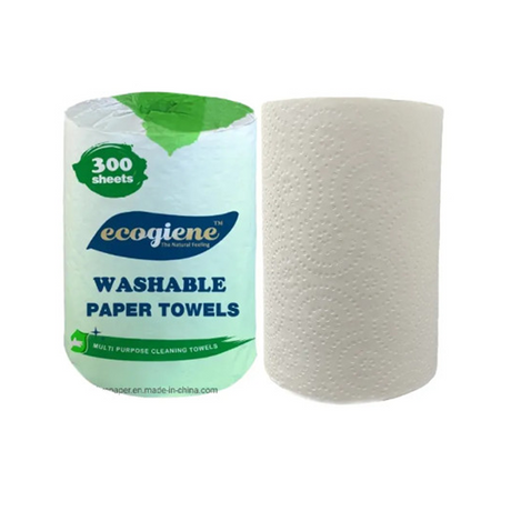 1 ply dagdag na sumisipsip na disposable kusina papel towel roll komersyal na embossed hand towel roll para sa paggamit ng tanggapan sa bahay
