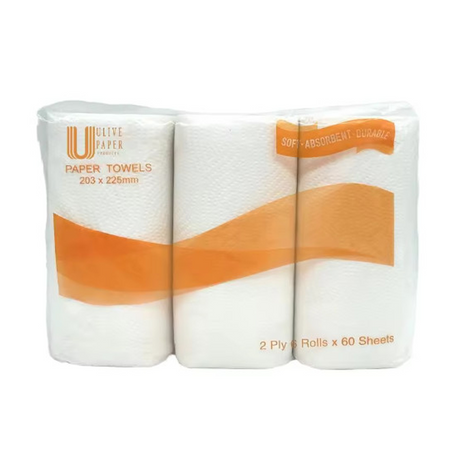 Dagdag na sumisipsip na birhen na kahoy na pulp kusina papel towel roll komersyal na may magandang pattern ng butterfly emboss para sa paggamit ng tanggapan sa bahay