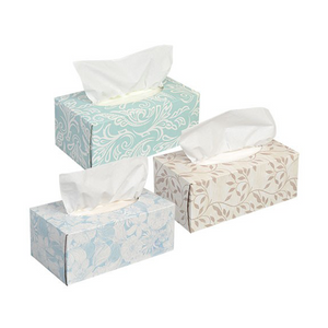 Premium Custom Printed Ultrasoft Virgin 200 Sheets 3 Plies Box Facial Tissue Paper